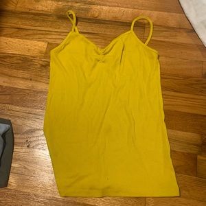 Yellow tank top